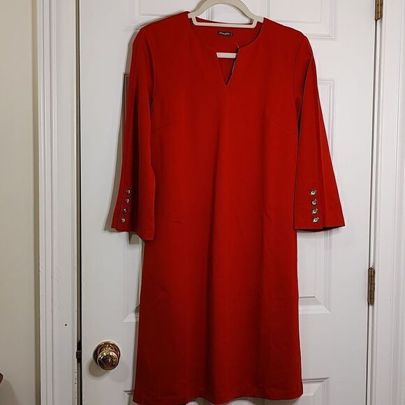 J.McLaughlin Odelia Dress Red Size S NWT - Picture 1 of 9